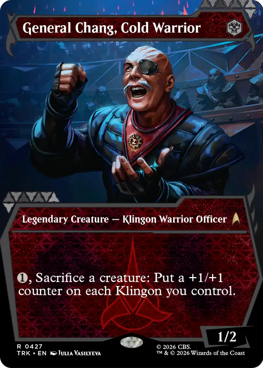 General Chang, Cold Warrior (0427) (Showcase) (TRK)
