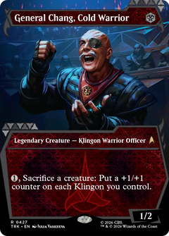 General Chang, Cold Warrior (0427) (Showcase) (TRK) - Foil