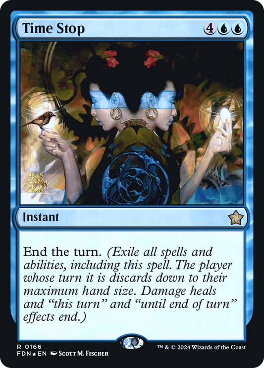 Time Stop (0166) (Prerelease) - Foil