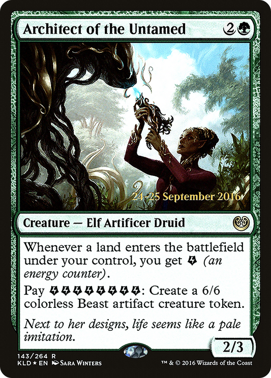 Architect of the Untamed (143) (Prerelease) - Foil