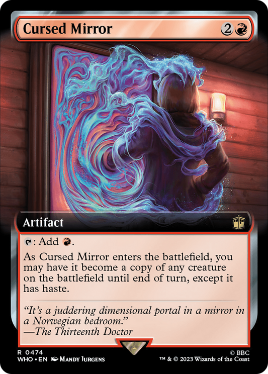 Cursed Mirror (0474) (Extended Art) - Foil
