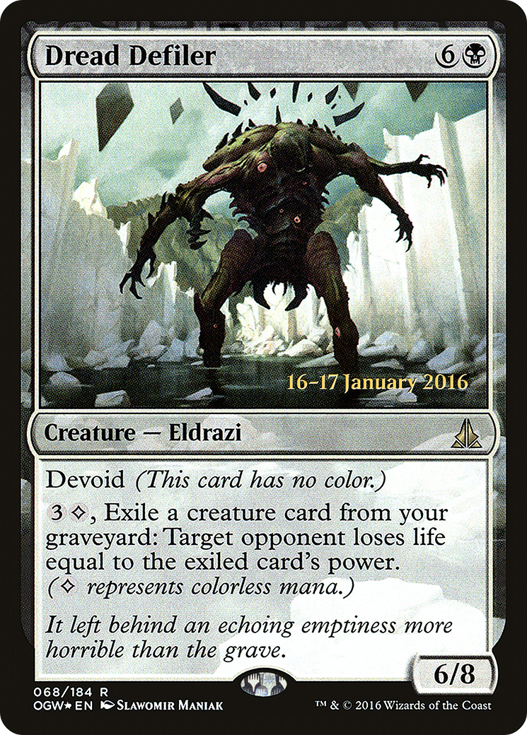 Dread Defiler (068) (Prerelease) - Foil