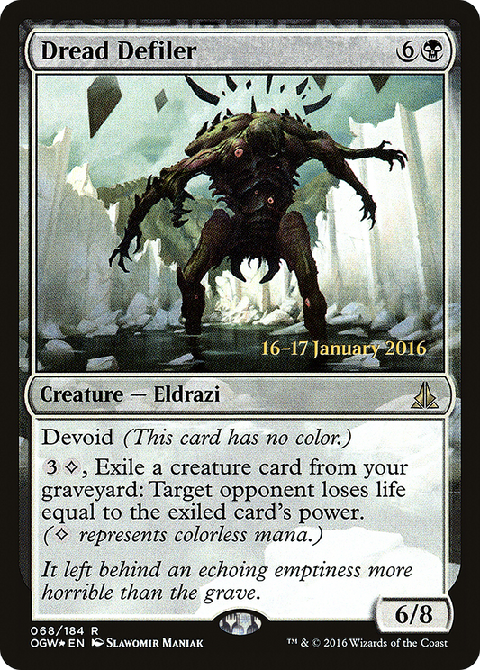 Dread Defiler (068) (Prerelease) - Foil