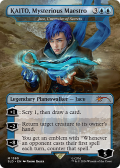 KAITO, Mysterious Maestro [Jace, Unraveler of Secrets] (1590) (Borderless)