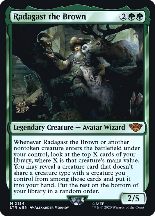 Radagast the Brown (0184) (Prerelease) - Foil