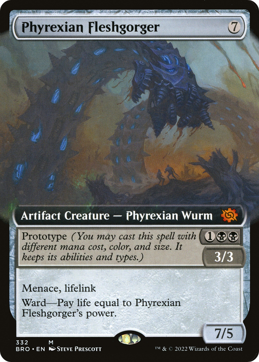 Phyrexian Fleshgorger (332) (Extended Art)