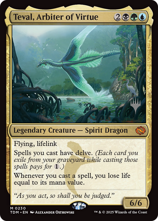Teval, Arbiter of Virtue (0230) (Promo Pack) - Foil