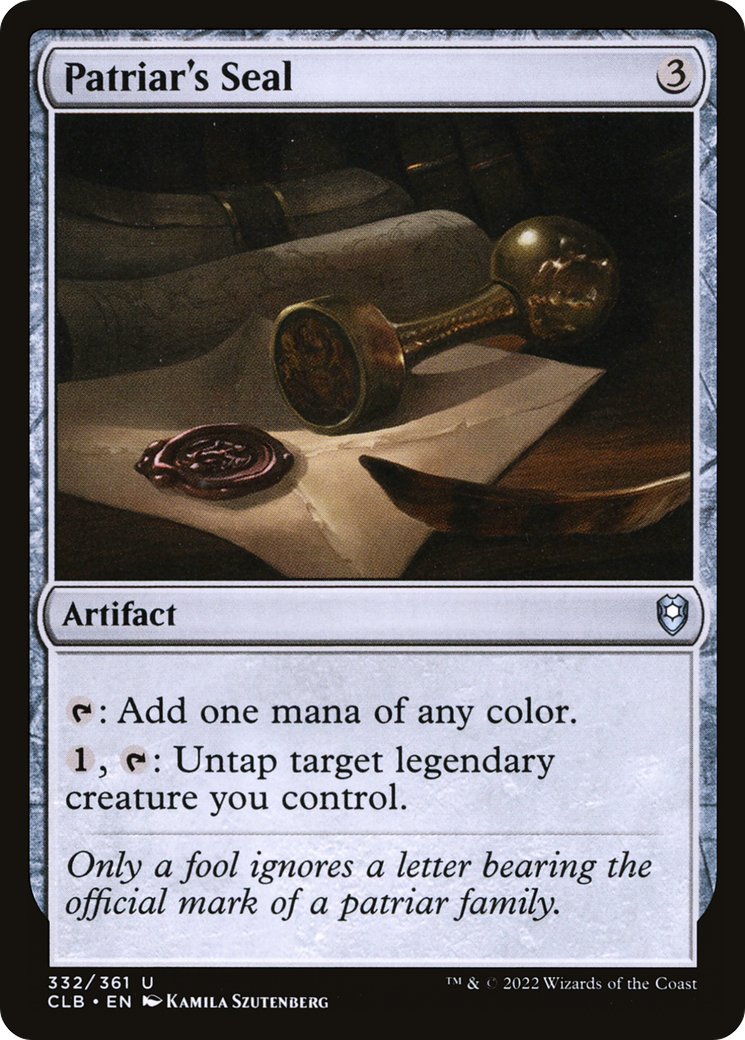 Patriar's Seal - Foil