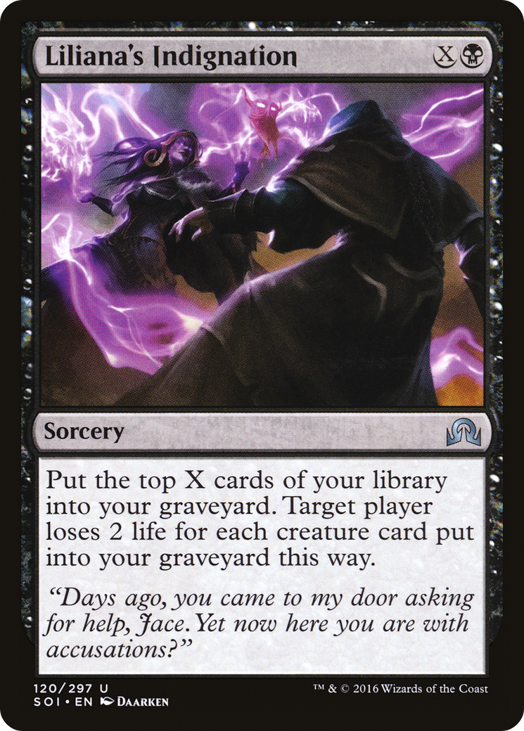 Liliana's Indignation - Foil
