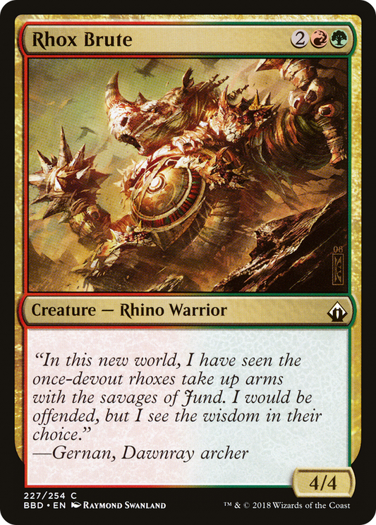 Rhox Brute - Foil