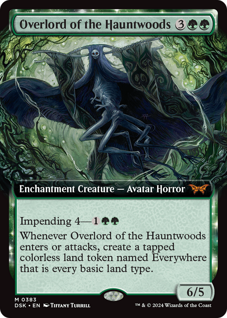 Overlord of the Hauntwoods (0383) (Extended Art) - Foil