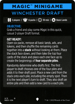 Magic Minigame: Winchester Draft (MNEO)
