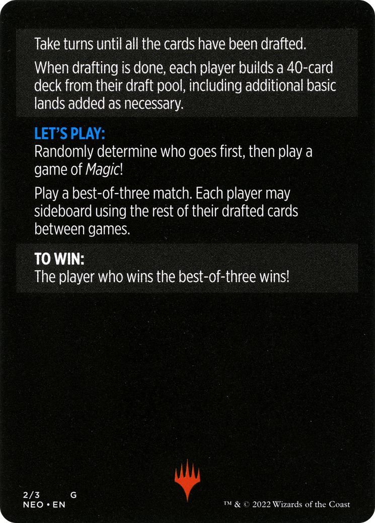 Magic Minigame: Winchester Draft (MNEO)