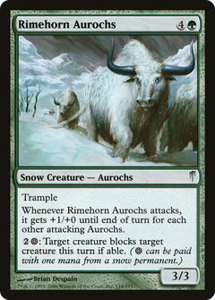 Rimehorn Aurochs - Foil