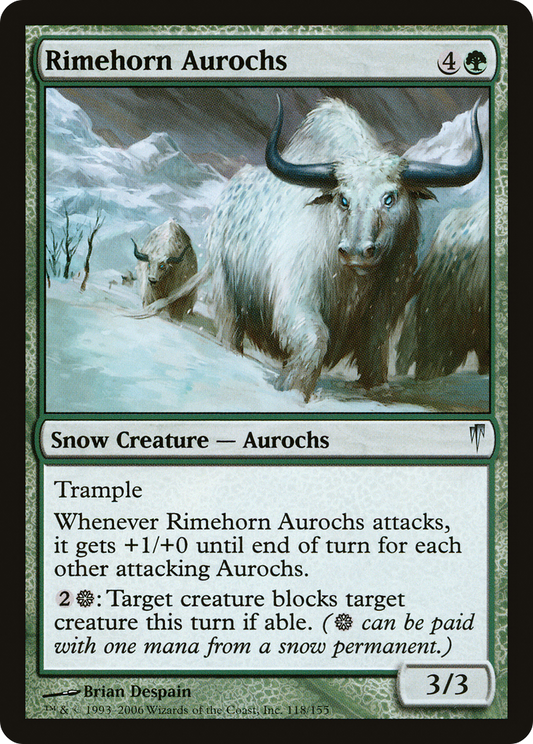 Rimehorn Aurochs - Foil