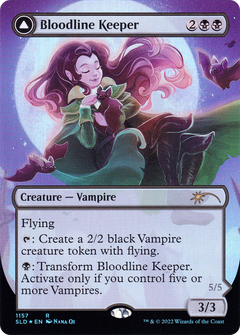 Bloodline Keeper // Lord of Lineage (1157) (Borderless) (SLD) - Foil