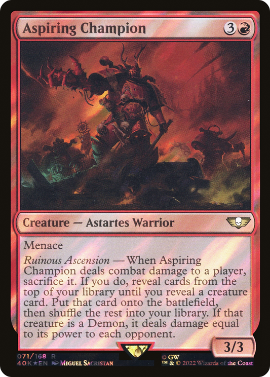 Aspiring Champion - Surge Foil