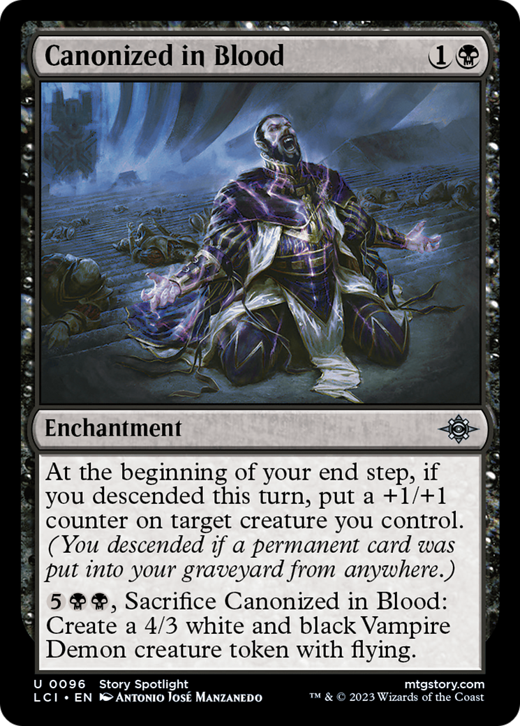 Canonized in Blood - Foil