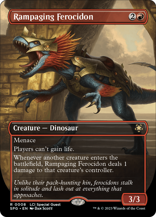Rampaging Ferocidon (0008) (Borderless) - Foil