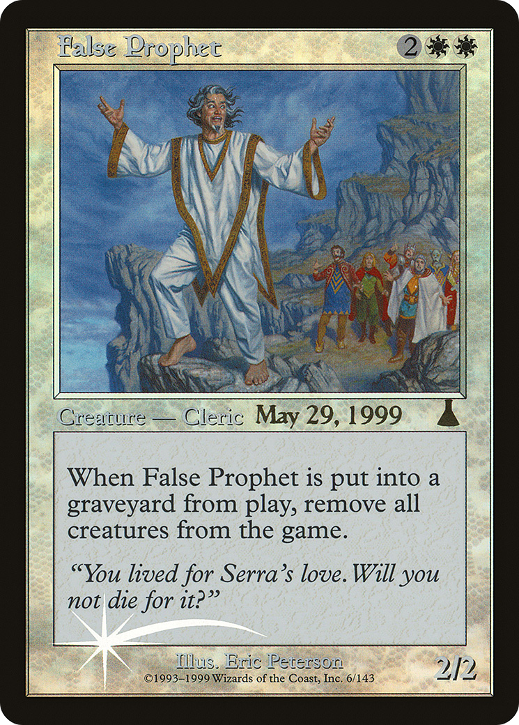 False Prophet (6) (Prerelease) - Foil