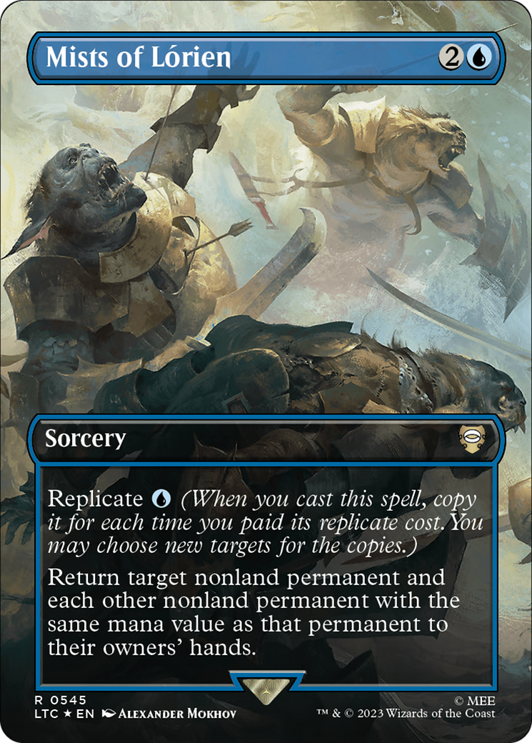 Mists of Lorien (0545) (Borderless) - Surge Foil