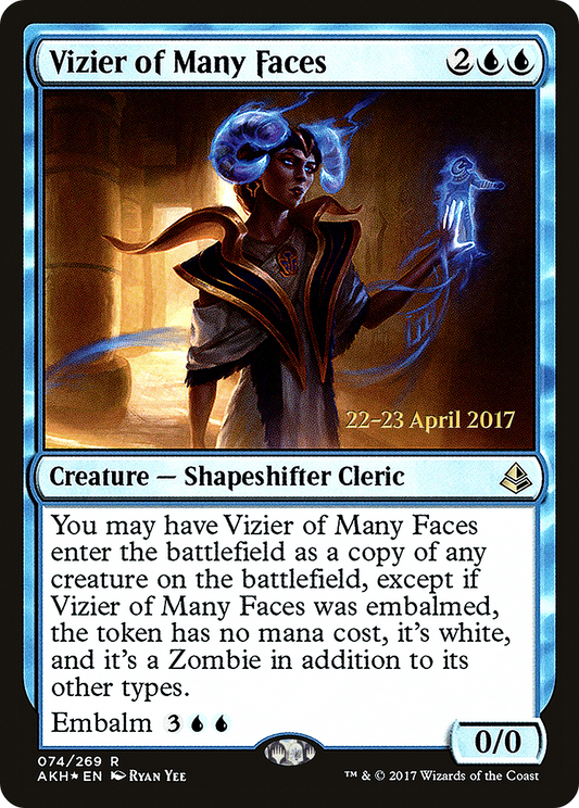 Vizier of Many Faces (074) (Prerelease) - Foil