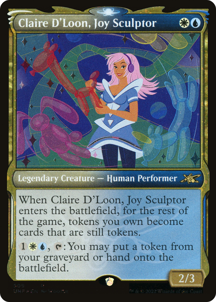 Claire D'Loon, Joy Sculptor (509) (Showcase) - Galaxy Foil