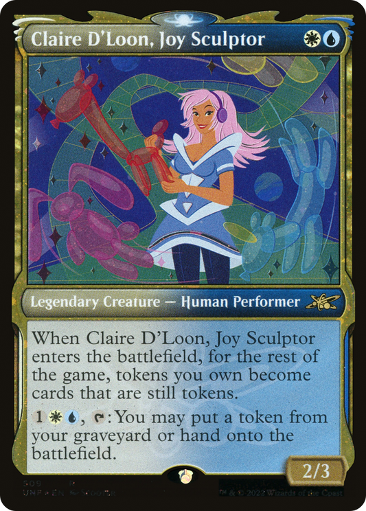Claire D'Loon, Joy Sculptor (509) (Showcase) - Galaxy Foil
