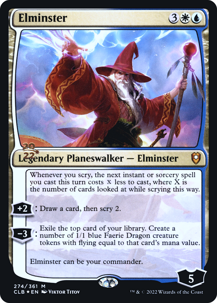 Elminster (274) (Prerelease) - Foil