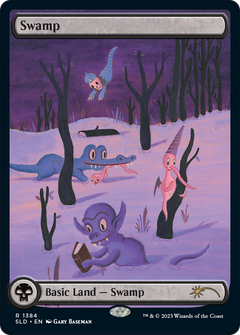 Swamp (1384) (Textless) - Foil