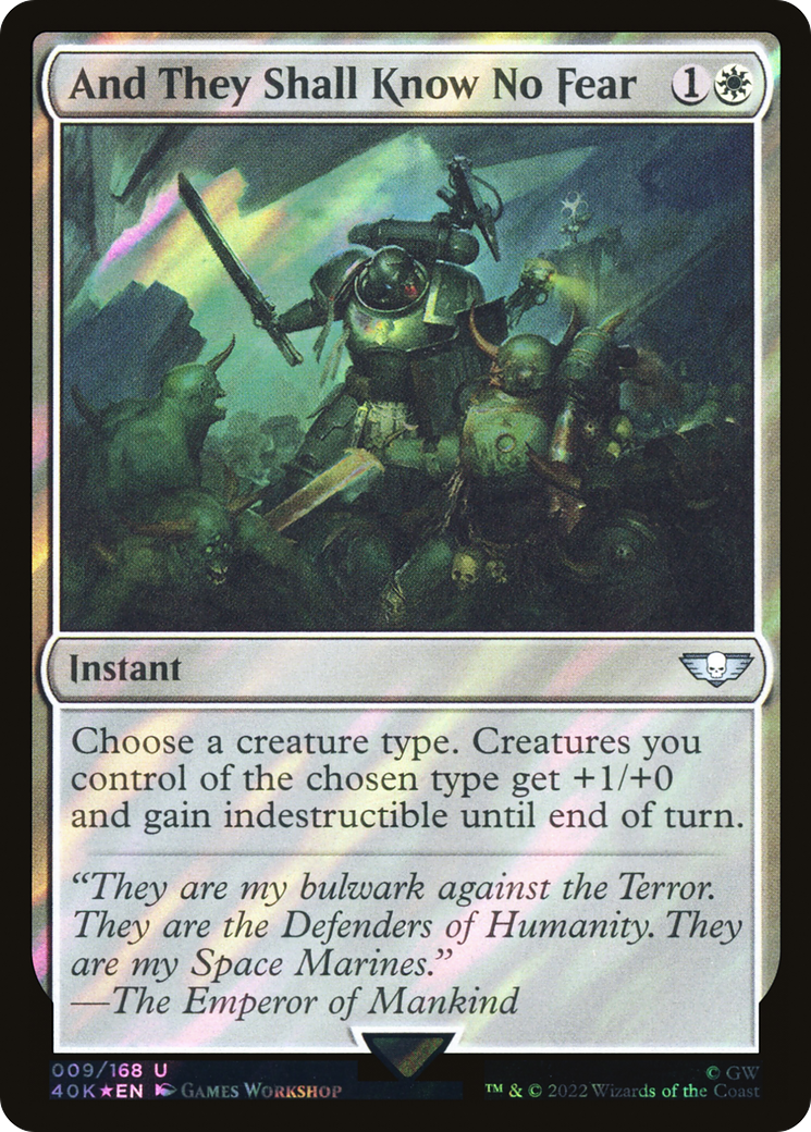And They Shall Know No Fear - Surge Foil