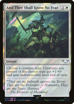 And They Shall Know No Fear - Surge Foil