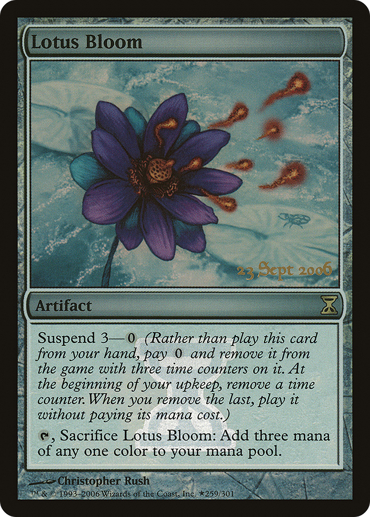 Lotus Bloom (259) (Prerelease) - Foil