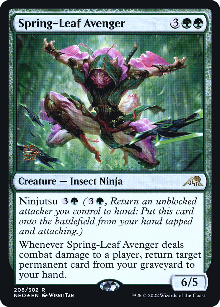 Spring-Leaf Avenger (208) (Prerelease) - Foil