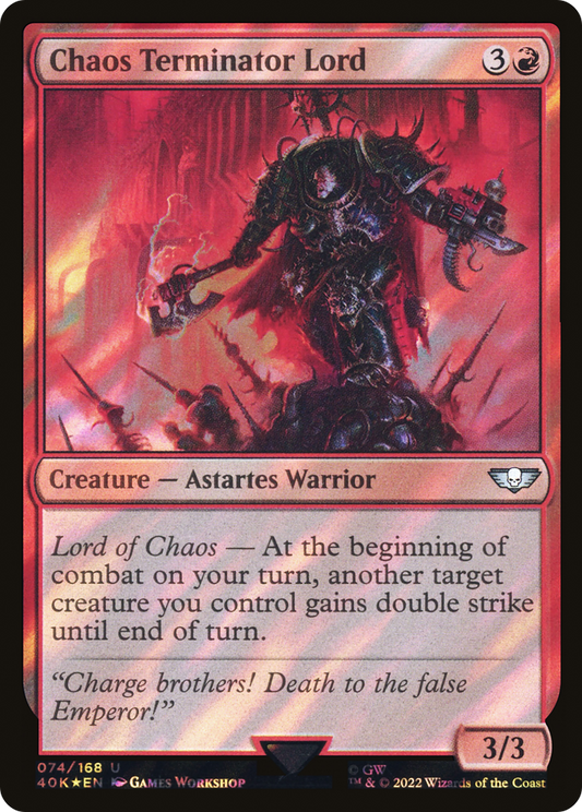 Chaos Terminator Lord - Surge Foil