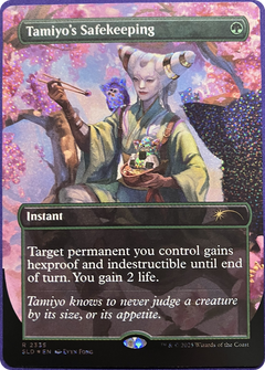 Tamiyo's Safekeeping (2335) (Borderless) - Confetti Foil sld