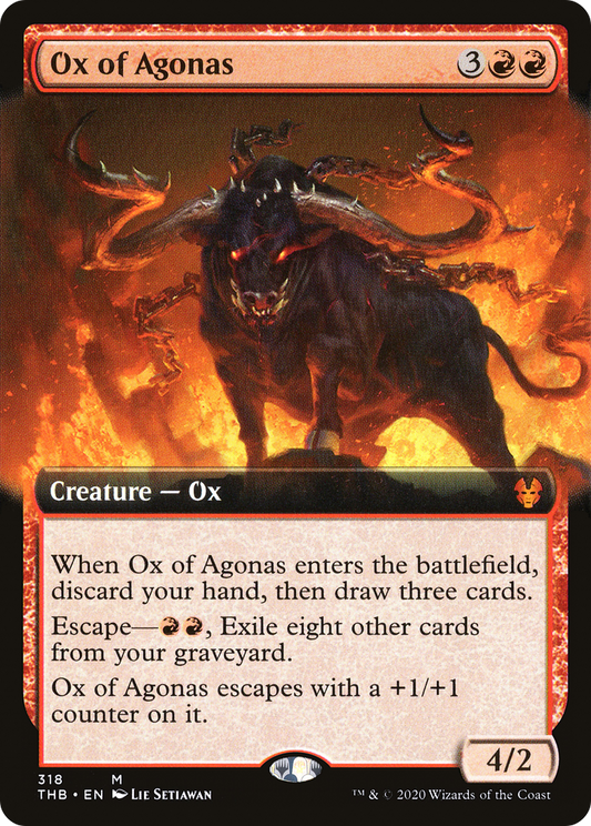 Ox of Agonas (318) (Extended Art) - Foil