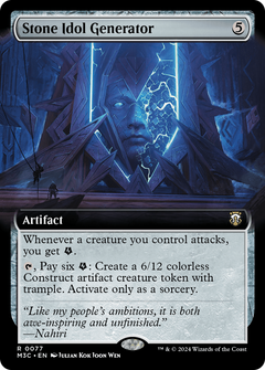 Stone Idol Generator (0077) (Extended Art) - Ripple Foil