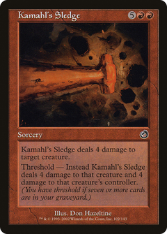Kamahl's Sledge - Foil