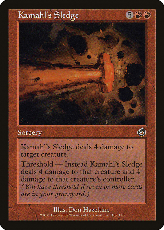 Kamahl's Sledge - Foil