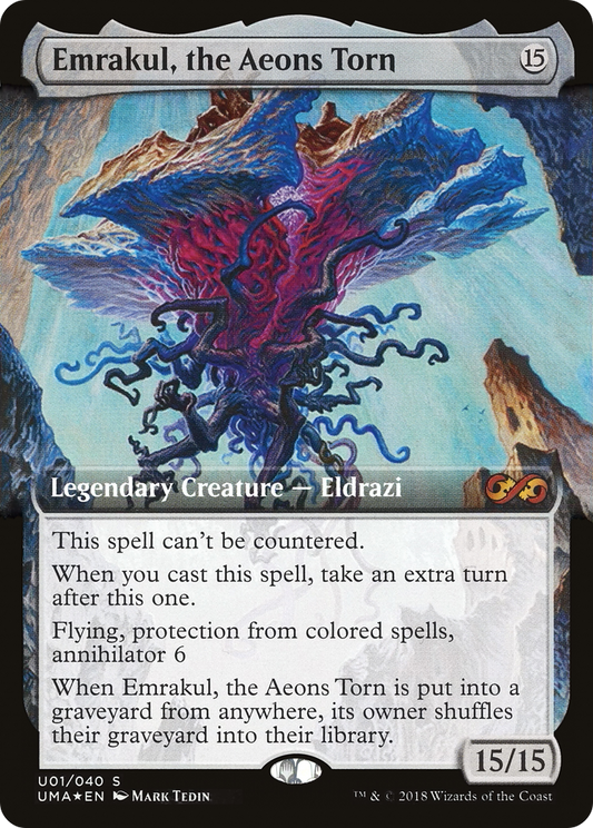 Emrakul, the Aeons Torn (U01) (Extended Art) - Foil