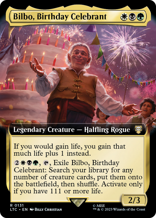 Bilbo, Birthday Celebrant (0131) (Extended Art)