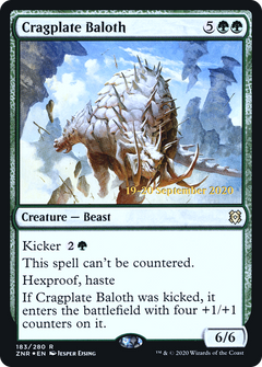 Cragplate Baloth (183) (Prerelease) - Foil