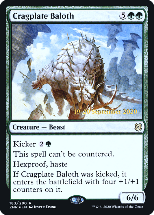 Cragplate Baloth (183) (Prerelease) - Foil