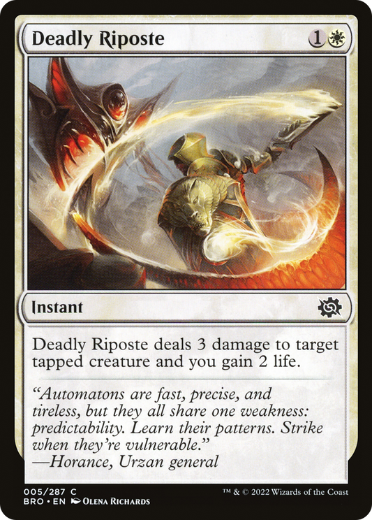 Deadly Riposte - Foil