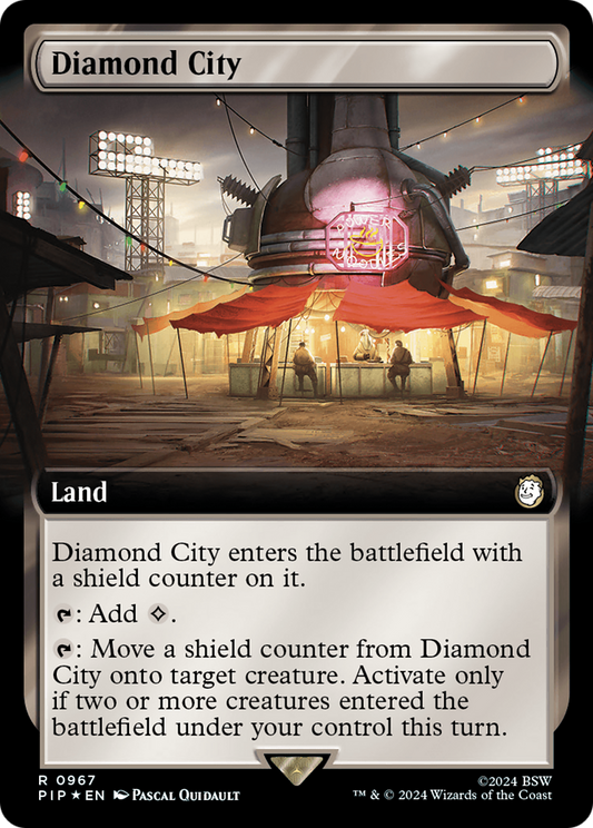 Diamond City (0967) (Extended Art) - Surge Foil