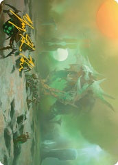 Green Sun's Twilight (39/81) Art Card (AONE) - Gold-Stamped Signature