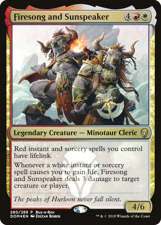 Firesong and Sunspeaker (280) (Buy-a-Box) - Foil