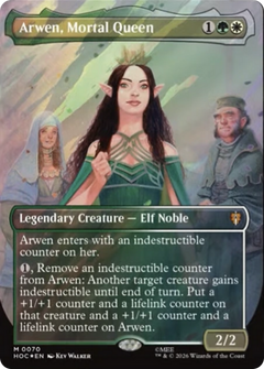 Arwen, Mortal Queen (0070) (Borderless) (HOC) - Surge Foil