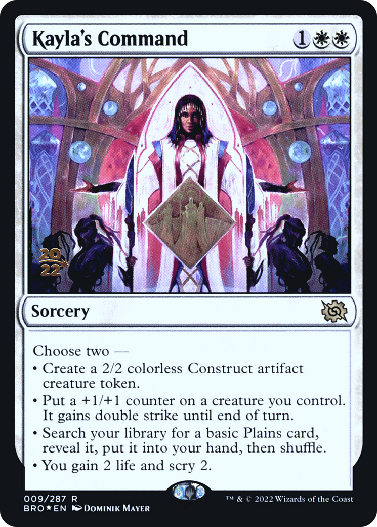 Kayla's Command (009) (Prerelease) - Foil